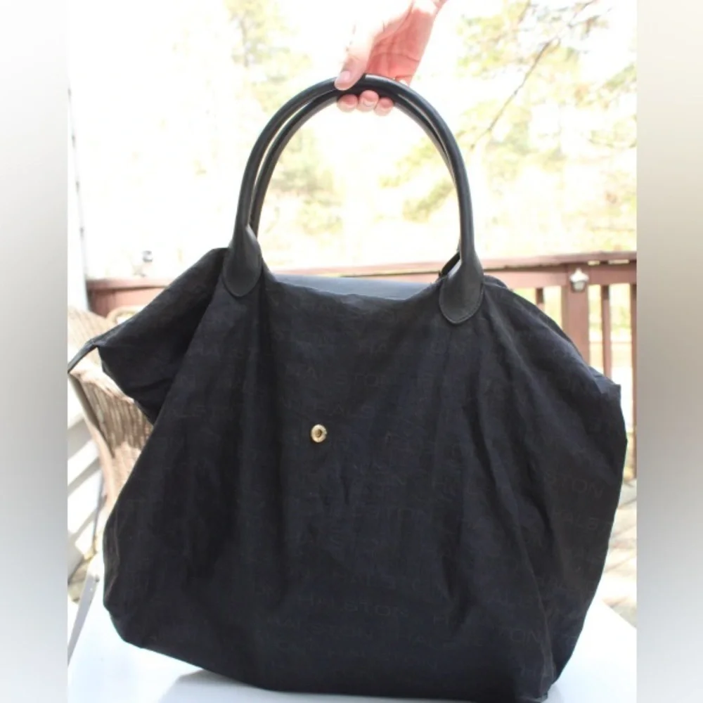 Halston travel tote bag